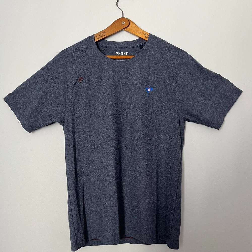 RHONE T-Shirt, Blue/Grey, size small S/P